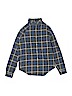 Janie and Jack 100% Cotton Gray Long Sleeve Button-Down Shirt Size 12 - photo 1