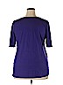 Lane Bryant Blue Short Sleeve T-Shirt Size 22 - photo 2