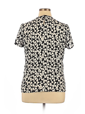 Karl Lagerfeld Paris Short Sleeve Blouse (view 2)