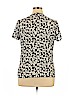 Karl Lagerfeld Paris 100% Polyester White Short Sleeve Blouse Size L - photo 2