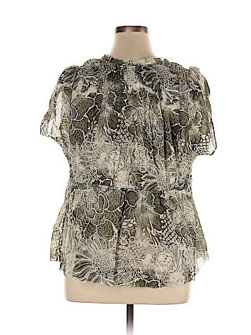 CALVIN KLEIN JEANS Short Sleeve Blouse (view 2)