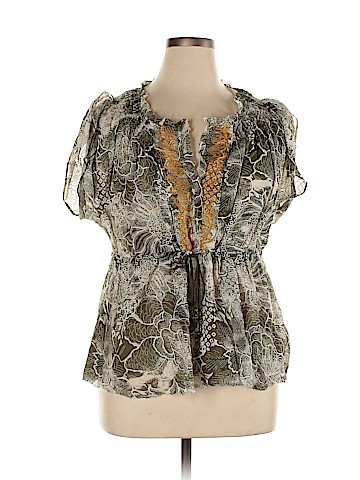 CALVIN KLEIN JEANS Short Sleeve Blouse (view 1)