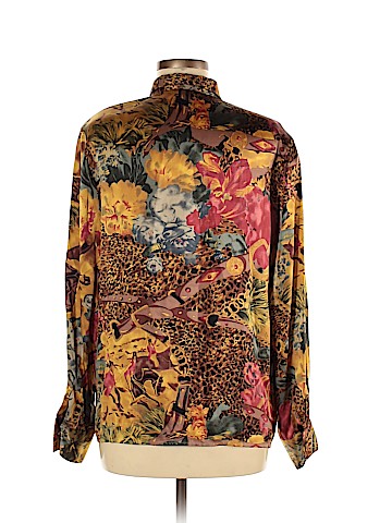 Doncaster Long Sleeve Silk Top (view 2)