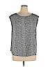 Apt. 9 100% Polyester Black Sleeveless Blouse Size XL (petite) - photo 1