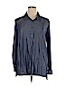 Bass 100% Rayon Blue Long Sleeve Button-Down Shirt Size XL - photo 1