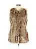 J. McLaughlin Tan Faux Fur Vest Size L - photo 1