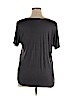 Banana Republic 100% Viscose Gray Short Sleeve Top Size XL - photo 2