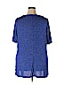 Lane Bryant Blue Short Sleeve T-Shirt Size 18 - photo 2