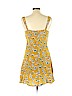 Forever 21 100% Rayon Yellow Casual Dress Size L - photo 2