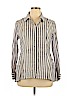 MICHAEL Michael Kors Gray Long Sleeve Button-Down Shirt Size L - photo 1