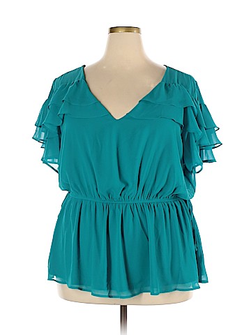 Lane Bryant Short Sleeve Blouse (view 1)