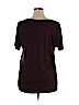 Banana Republic 100% Viscose Brown Short Sleeve Top Size XL - photo 2