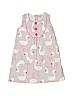 Carter's 100% Cotton Print Gray Dress Size 5 - photo 1