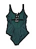 Mossimo Teal One Piece Swimsuit Size L - photo 2