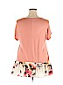 Oddi Pink Short Sleeve Top Size 2X - photo 2