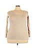 Ambiance Apparel Tan Long Sleeve Top Size 3X - photo 1