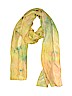 Unbranded 100% Silk Print Yellow Silk Scarf One size - photo 1
