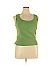 Ann Taylor LOFT Green Sleeveless Top Size XL - photo 1