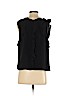 Alexis Black Short Sleeve Blouse Size S - photo 2