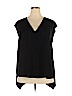 RACHEL Rachel Roy 100% Polyester Black Sleeveless Blouse Size XXL - photo 1