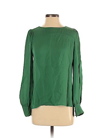 J.Crew Long Sleeve Silk Top (view 1)