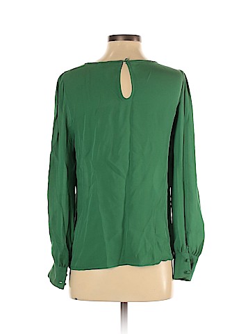 J.Crew Long Sleeve Silk Top (view 2)