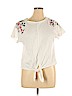 A New Day White Short Sleeve Top Size XL - photo 1