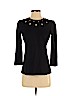 Doncaster Black 3/4 Sleeve Top Size 4 - photo 1