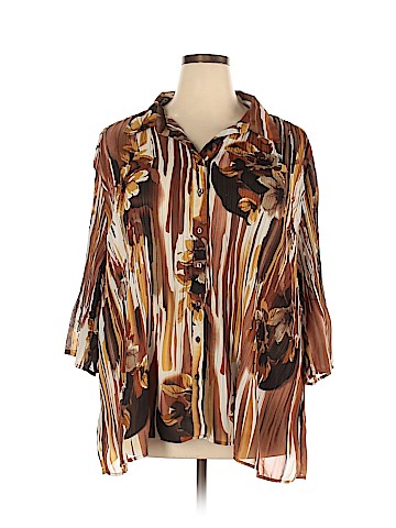 Maggie Barnes 3/4 Sleeve Blouse (view 1)