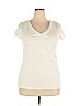 Merona Ivory Short Sleeve Top Size XXL - photo 1