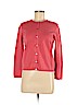 Lands' End 100% Cotton Red Cardigan Size 6 - 8 Petite - photo 1