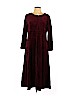 L.L.Bean Burgundy Casual Dress Size L (petite) - photo 1