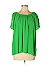 Vince Camuto 100% Polyester Green Short Sleeve Blouse Size M - photo 1