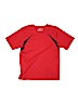 Under Armour 100% Polyester Red Short Sleeve Henley Size L (youth) - photo 2