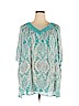 Catherines Blue 3/4 Sleeve Blouse Size 4X - photo 1