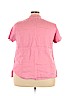 Eddie Bauer 100% Linen Pink Short Sleeve Blouse Size 3X - photo 2