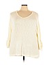 Assorted Brands Ivory 3/4 Sleeve Top Size 3X - photo 1