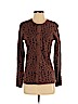 Doncaster Brown Silk Cardigan Size S - photo 1