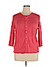 Roz & Ali Pink Cardigan Size 1X - photo 1