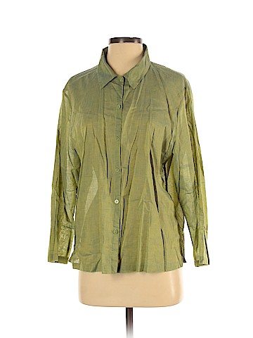 Eileen Fisher 3/4 Sleeve Button-Down Shirt (view 1)