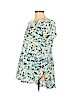 Liz Lange Maternity for Target 100% Polyester Blue Short Sleeve Blouse Size L - photo 1