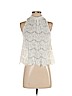 Love, Fire White Sleeveless Blouse Size S - photo 1