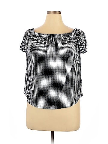 Mossimo Supply Co. Short Sleeve Blouse (view 1)