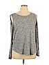 Hollister Gray Long Sleeve Top Size L - photo 1