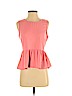 Forever 21 100% Polyester Pink Sleeveless Blouse Size S - photo 1