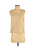 Forever 21 100% Polyester Ivory Sleeveless Blouse Size S - photo 1