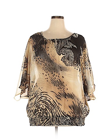 Lane Bryant Long Sleeve Blouse (view 1)