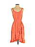 Rebecca Taylor 100% Silk Orange Casual Dress Size 4 - photo 1