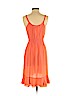 Rebecca Taylor 100% Silk Orange Casual Dress Size 4 - photo 2