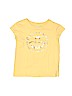 Gap Kids 100% Cotton Graphic Yellow Short Sleeve T-Shirt Size 7 - photo 1